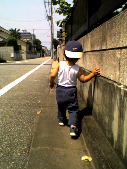 公園に向かう途中　06年8月6日写真